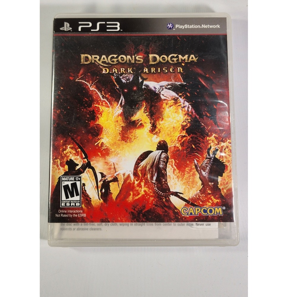 Dragons Dogma Dark Arisen PS3 Capcom Action RPG Game